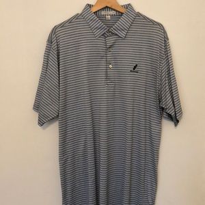 Peter Millar golf shirt size large club logo